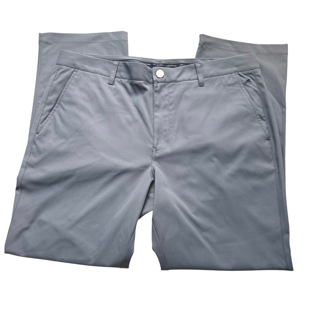 Men’s Gray Bonobos Highland Straight Leg Golf Pant Size 36x30